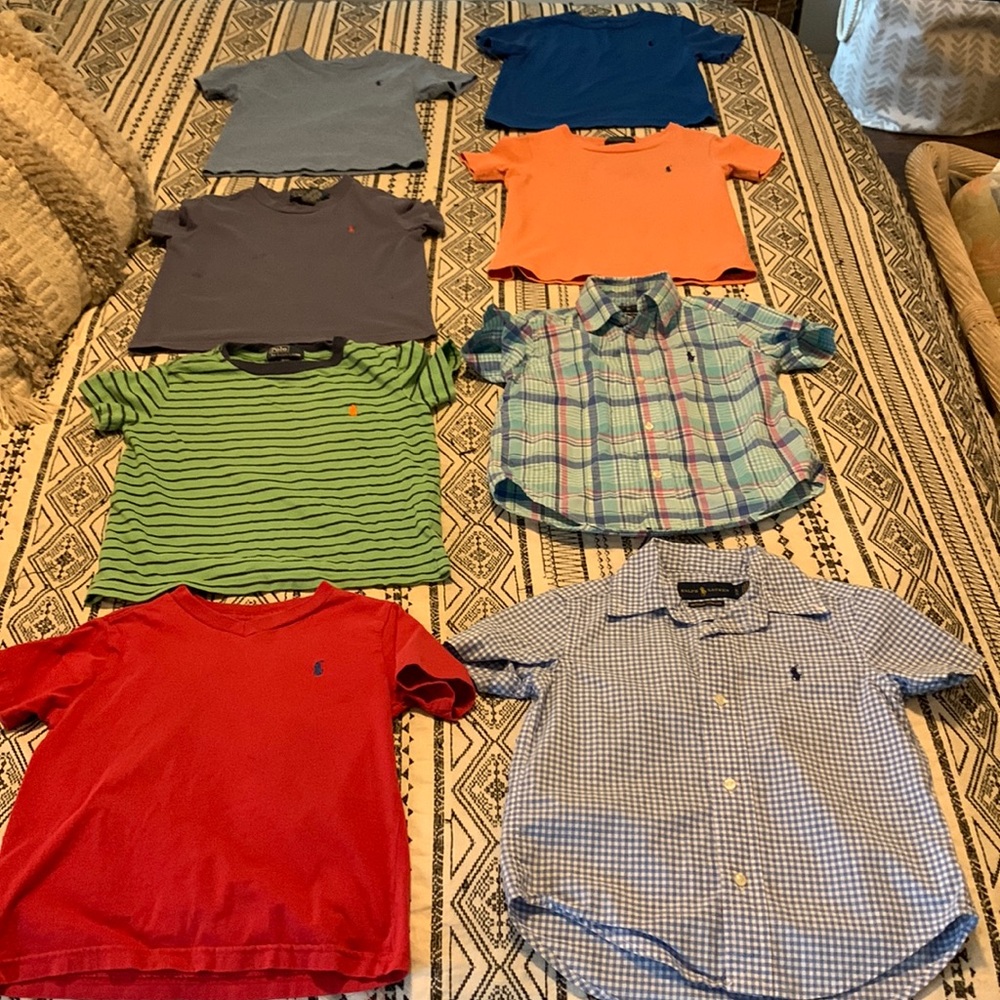 8 Polo Ralph Lauren Boys Shirts 3T